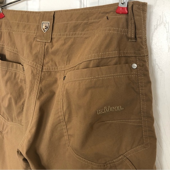 Kuhl Konfidant Air Pant Dark Khaki lightweight vented performance stretch - Picture 5 of 12